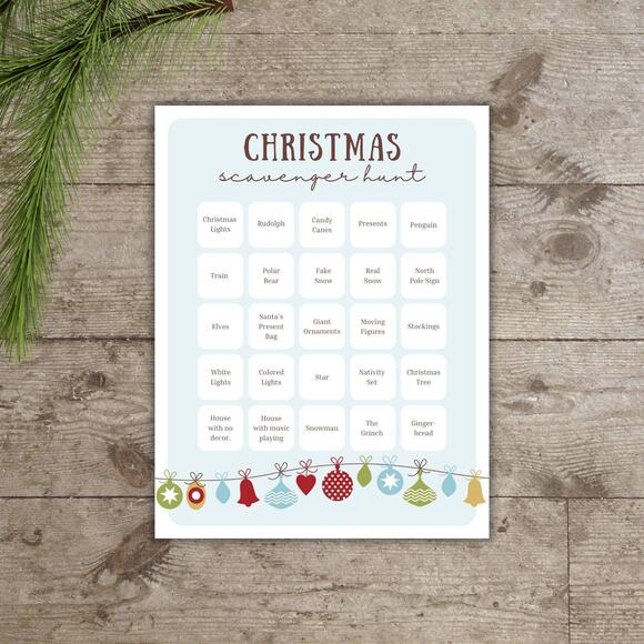 Christmas Bundle - Christmas Countdown - Scavenger Hunt - Bucket List - Picture 5 of 6